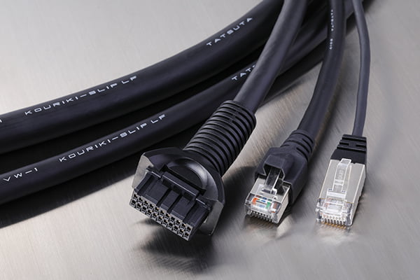 Photo of High-strength Ethernet cable with outstanding flex-durability