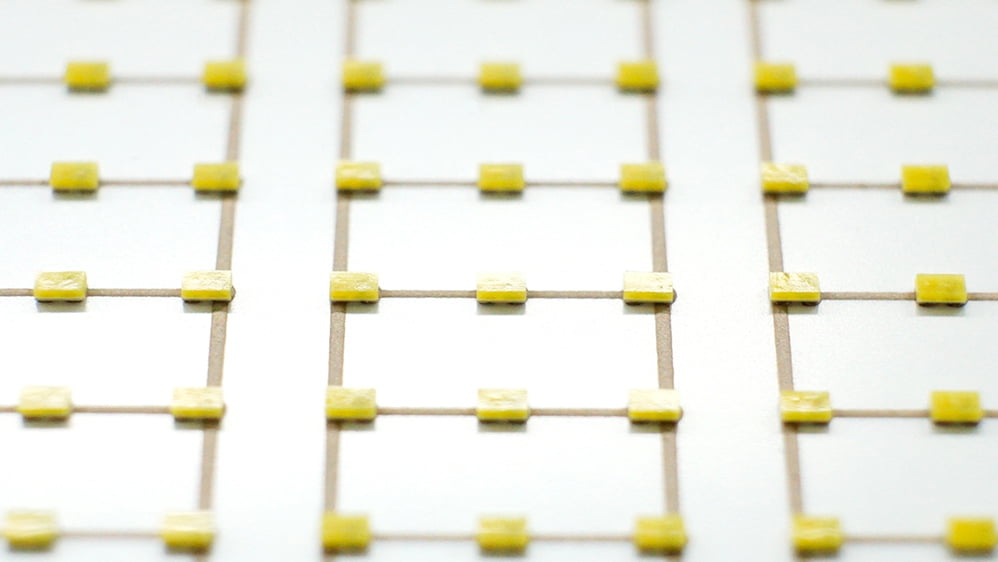 Image: LED chip mounting on PI