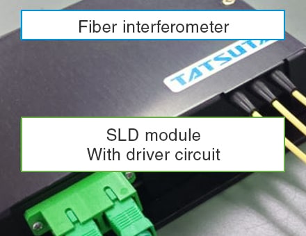 SLD integrated SD-OCT unit