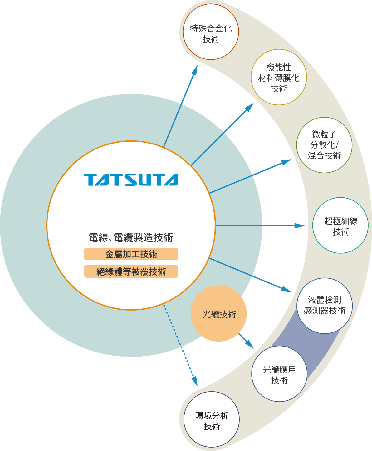 事業分野図